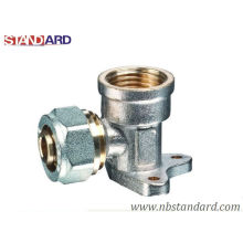 Brass Fittings Wall Plated/Copper Fitting/Female Elbow